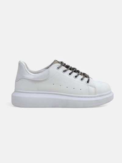 Lalla Bianca: Elegant Women's Platform Sneakers
