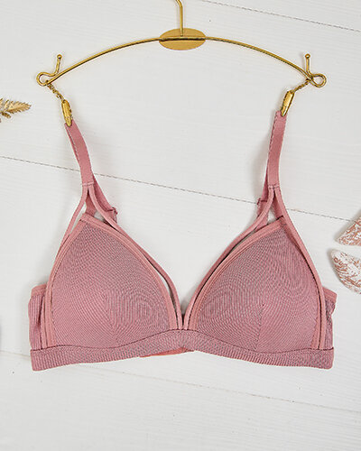 Royalfashion Sieviešu krūšturis ar dekoratīvām lencītēm