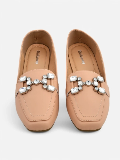 Royalfashion Women's moccasins with rhinestones Lecilla
