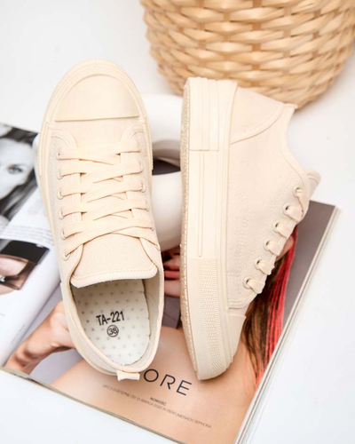 Royalfashion Women's Classic Lace-up Sneakers Seleas