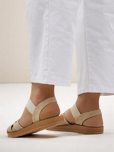 Royalfashion sieviešu sandales ar elastīgo Zerefis