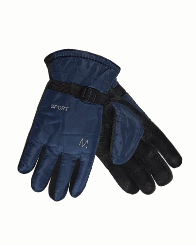 Royalfashion Insulated men's gloves with wrist adjustment