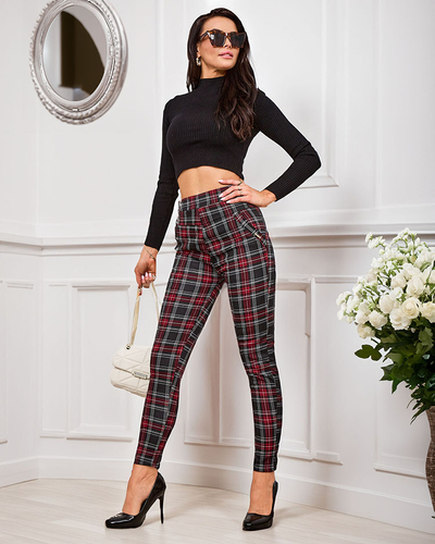 Royalfashion Warmed checkered sieviešu tegingi
