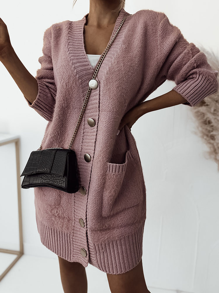 Royalfashion Rozā sieviešu džemperis ar gultas pārklāju