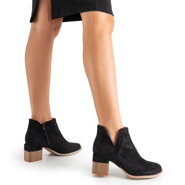 Black Tours square heel boots - Shoes