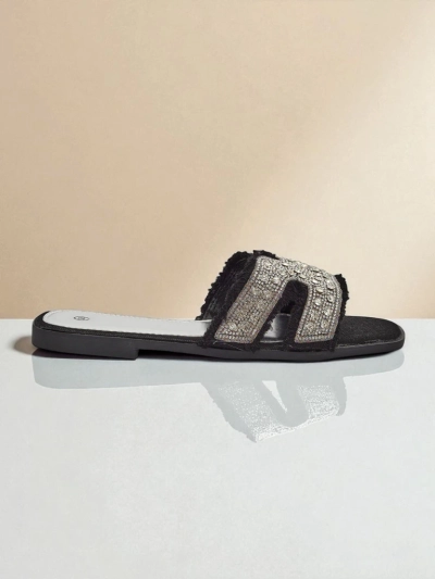 Royalfashion Sieviešu sandales ar rhinestones CrystalEase