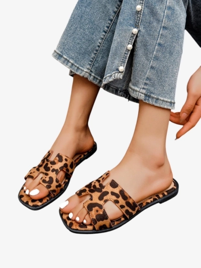 Royalfashion Women's flat-soled flip-flops Eval