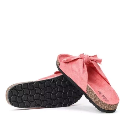 OUTLET Pink flip-flops with a bow Summer Blow - Footwear