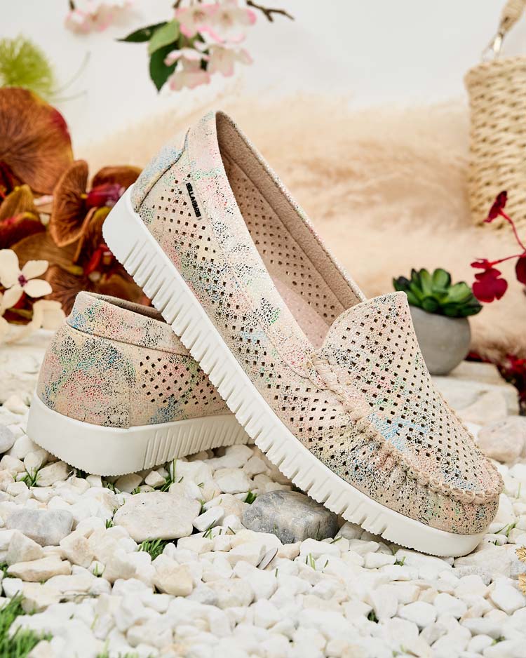 Royalfashion Sieviešu ažūra mokasīni Nafis