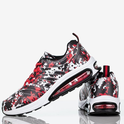 Jordan black and red sports shoes - Footwear 1