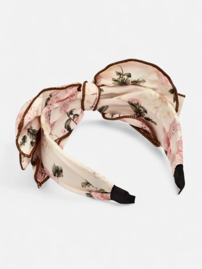 Royalfashion Hairband with Bow and Flowers