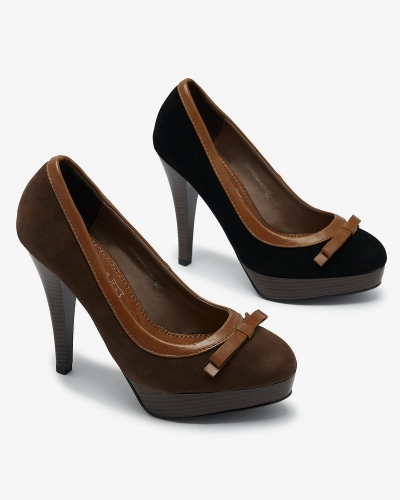 Черные женские туфли на высокой шпильке Zistin- Footwear