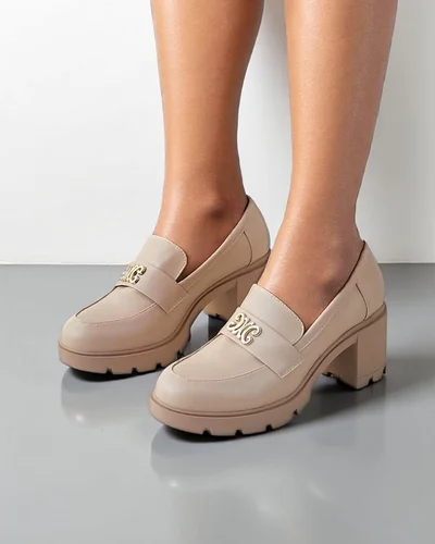 Royalfashion Sieviešu augstpapēžu mokasīni Blascos