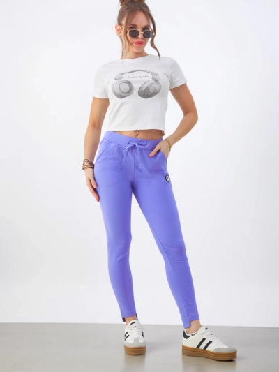 Royalfashion Sieviešu kokvilnas sporta bikses