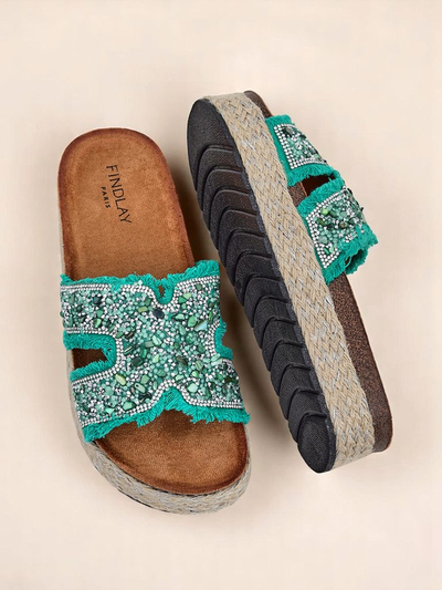 Royalfashion Women's sandals with Candy Candy decorations