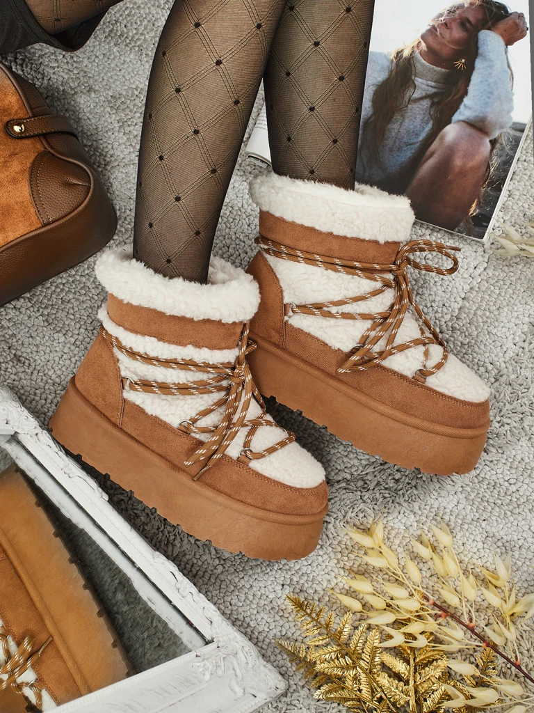 Buty a'la śniegowce damskie Danira