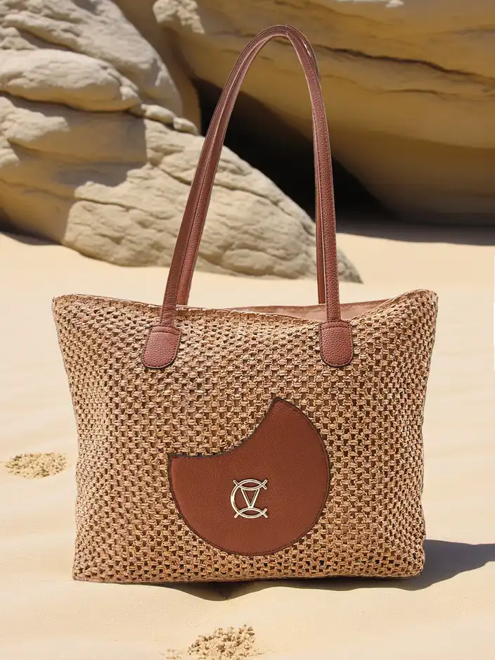 Royalfashion Liela salmu sieviešu vasaras soma