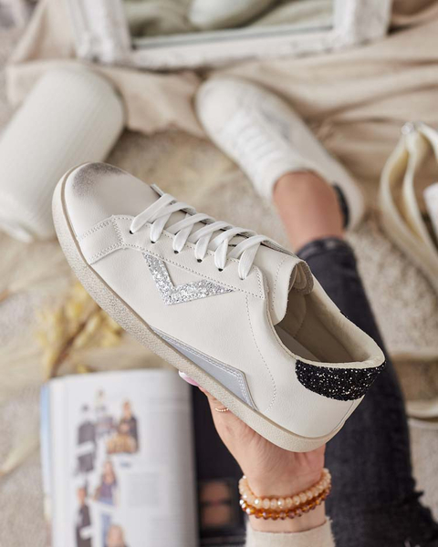 Royalfashion Women's sporty sneakers with embellishments Ginn