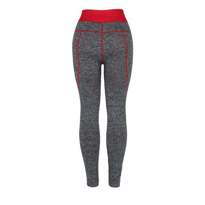 Gray gaiters with red inserts - Pants 1