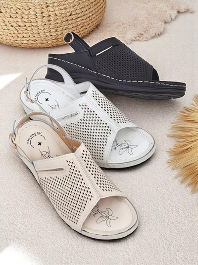 Royalfashion Women's Low Wedge Sandals Mira