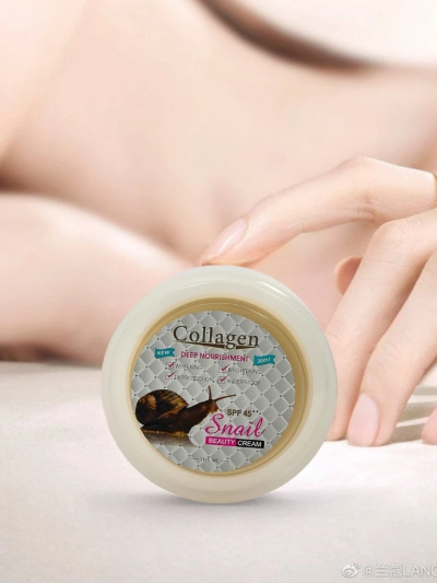 La krem la lica z kolagenem i SPF4- la odżywczy