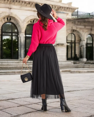 Royalfashion sieviešu vidēja garuma tū-ļa svārki