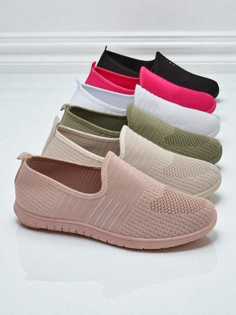 Fut Dams Aelia pinkik se stoff, komodöfik mokasins su flatik tel