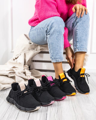 Black and pink women's sports shoes Bommgi - Footwear