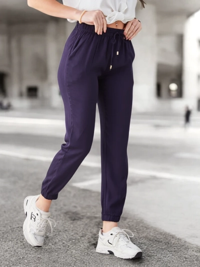 Sofía Navy Blue Lyocell Long Pants