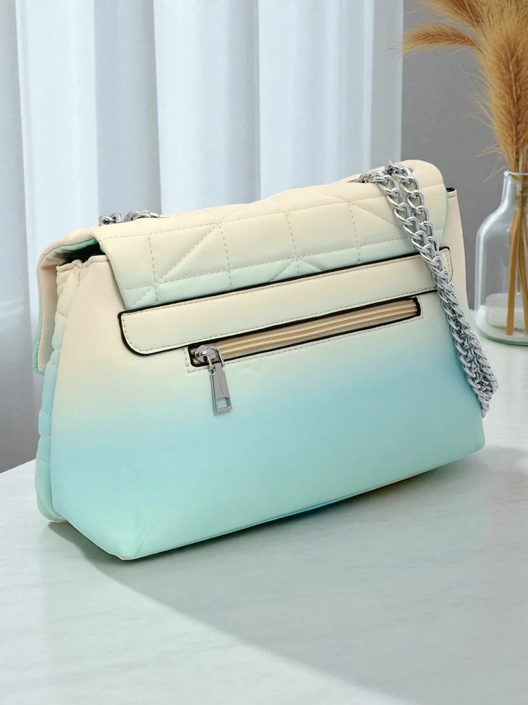 Royalfashion Mazā sieviešu rokassomiņa no ekoloģiskās ādas ar ombre efektu Sophie Rose