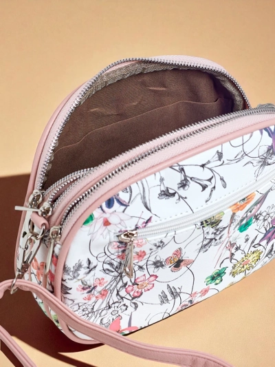 Royalfashion Sieviešu mazā soma no ekoloģiskās ādas Floriana