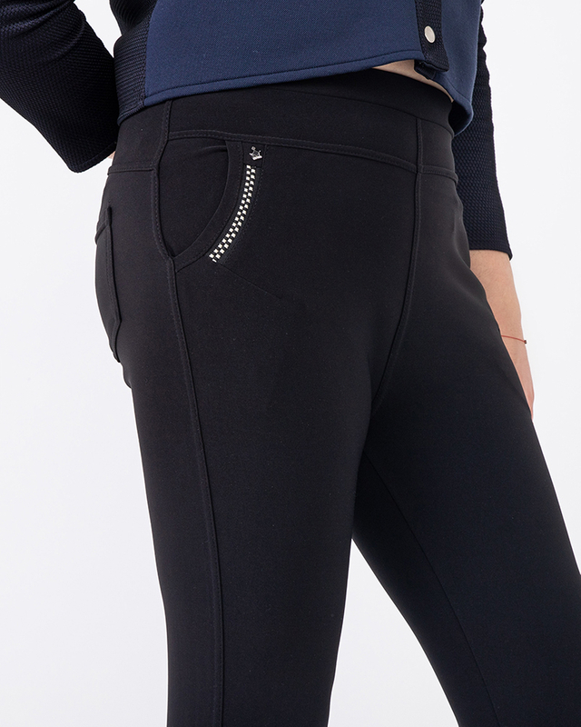 Black women's PLUS SIZE treggings - Clothing