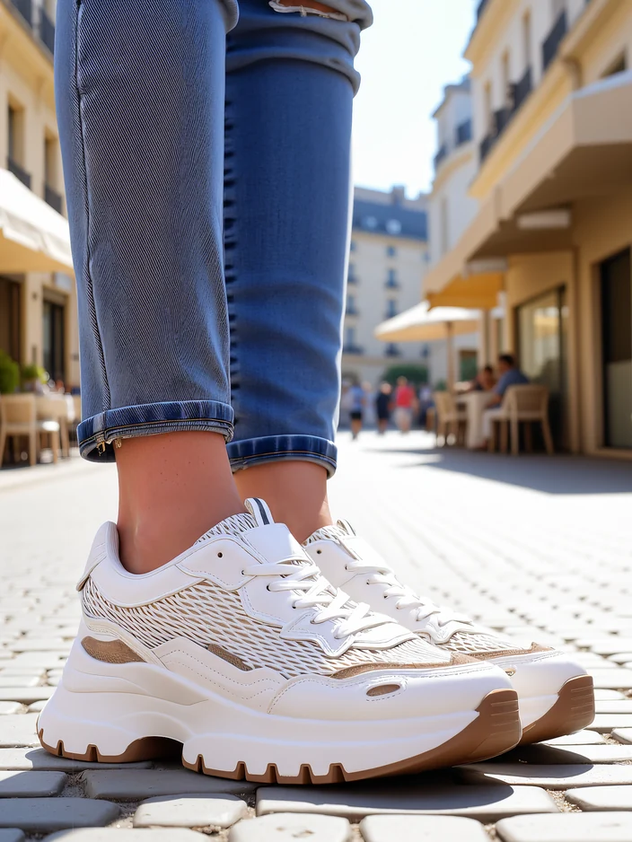 Royalfashion Women's Sport Sneakers Totter