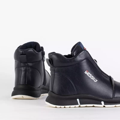 OUTLET Navy blue children's boots Speronti - Footwear