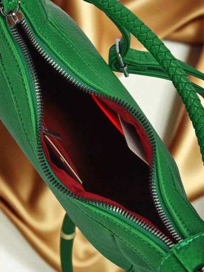 Royalfashion Small Women's Eco-Leather Handbag with Decorative Strap Lacquea