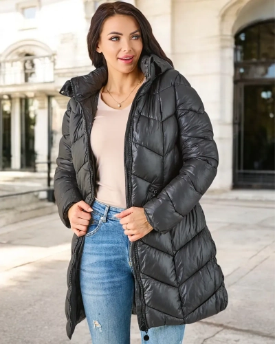 Royalfashion Sieviešu ziemas quilted jaka