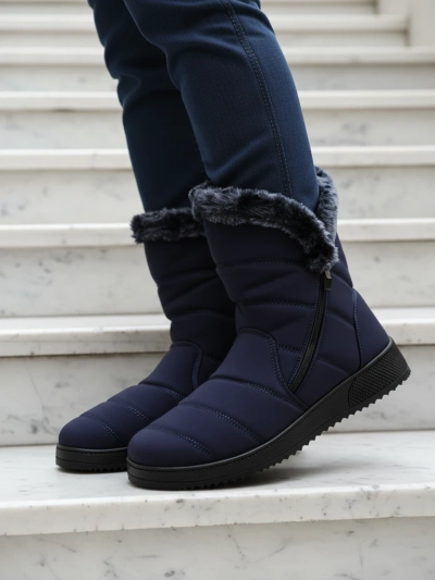 Royalfashion Women's snow boot-style shoes Baccinis