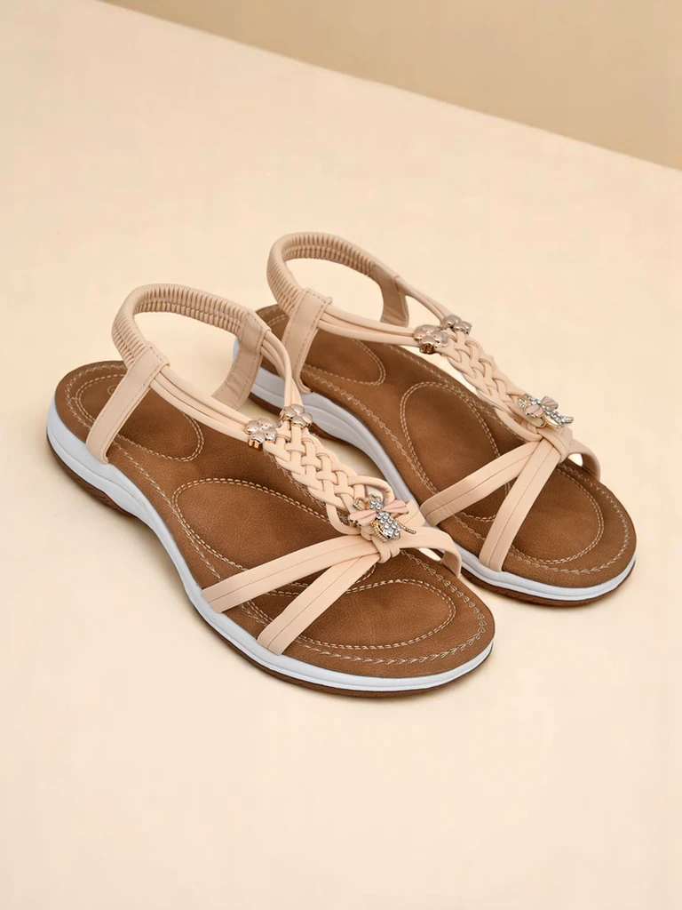 Royalfashion sieviešu dekorētās sandales Fiacco