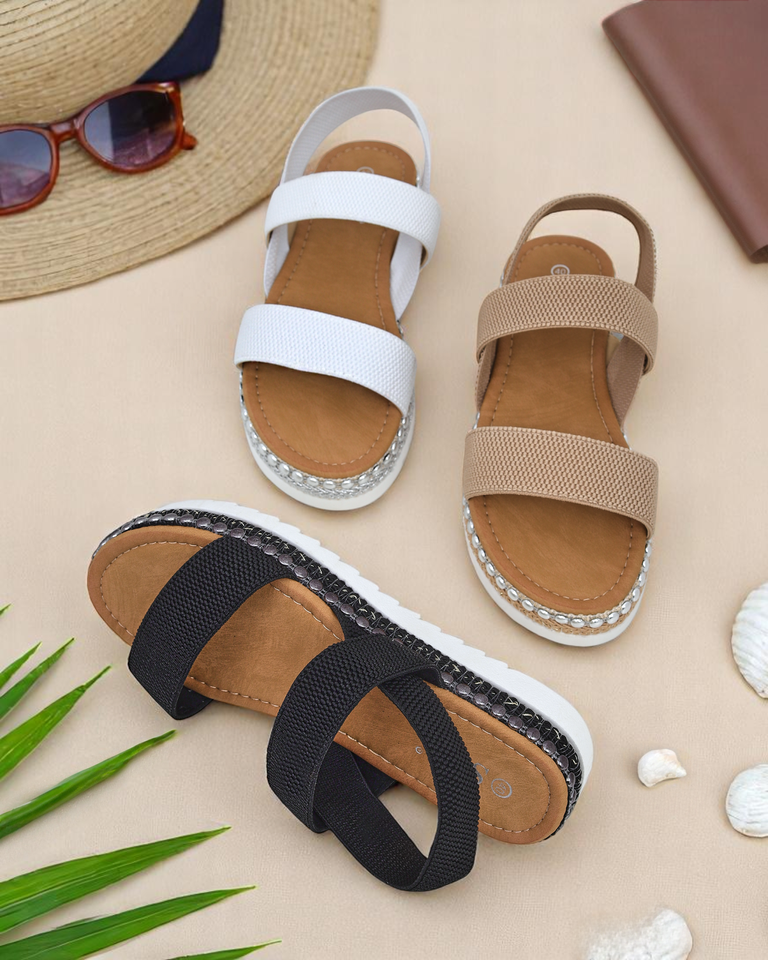 Royalfashion Women's sandals with a decorative sole Zindas