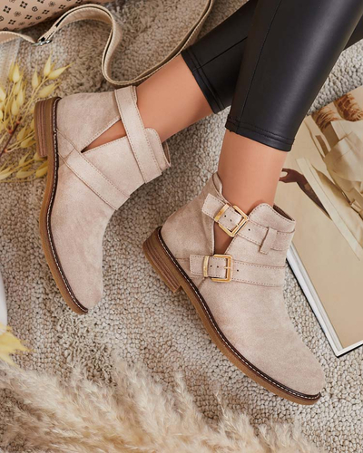 Royalfashion Women's Geronsa cutout boots