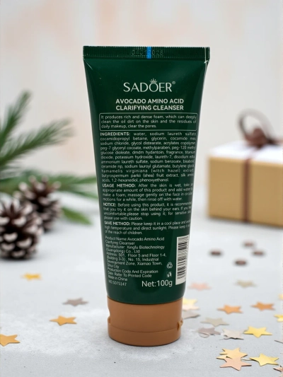 Sadoer Xhel festiv pastrues fytyre me Avokado dhe aminoacide