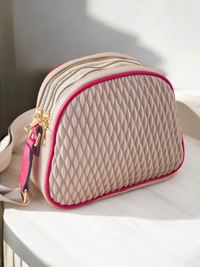 Royalfashion Mazā sieviešu rokassoma, izgatavota no ekomateriāla ar reljefu