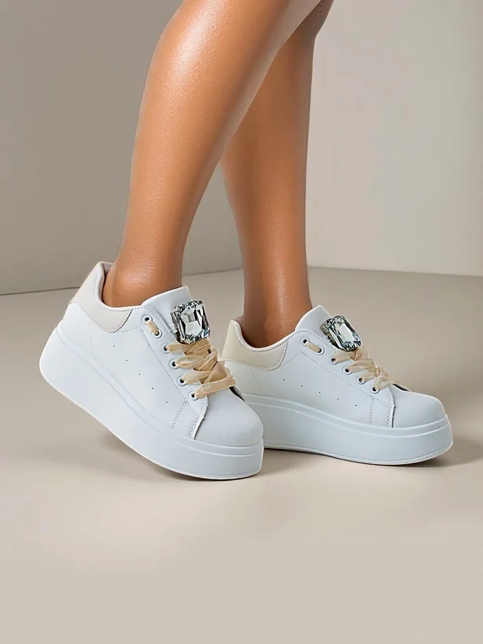 Женские спортивные кроссовки на платформе Royalfashion Safirrat