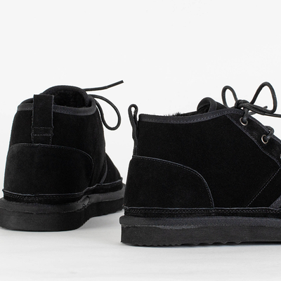 Vīriešu melni sniega zābaki Gavin - Footwear