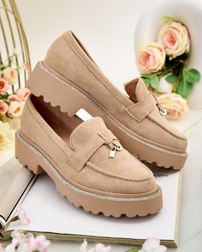 Royalfashion Sieviešu mokasīni ar cirkoniem Ali