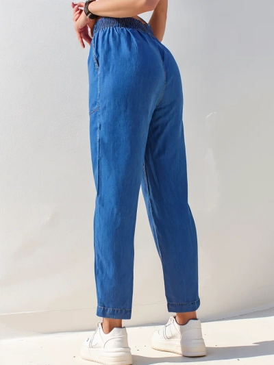 Royalfashion Straight women's fabric trousers 7/8