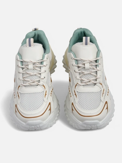 Royalfashion Women's sports sneakers on a thicker sole Nettes