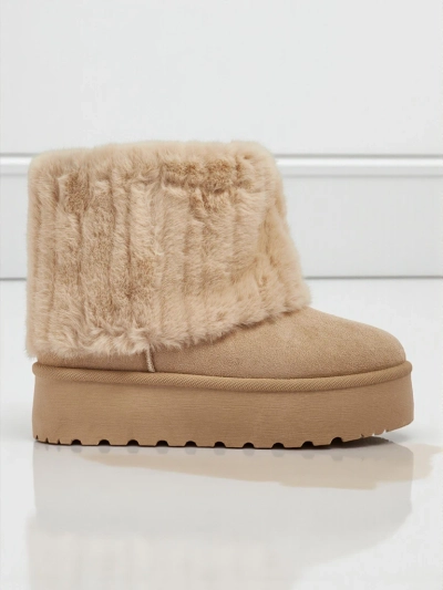 Women's snow-style boots with fur Irelle