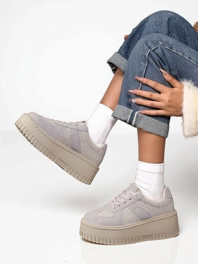 Royalfashion Women's Platform Sneakers Venusoe