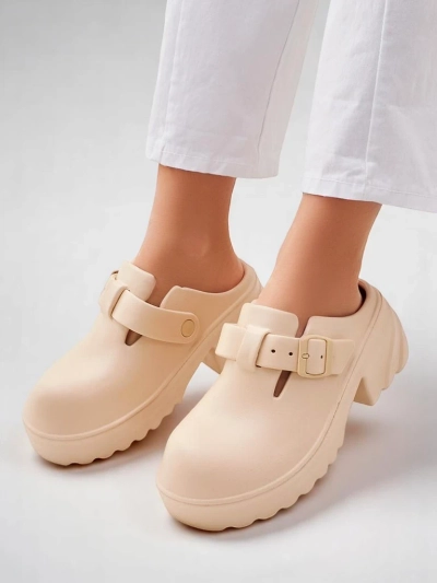 Royalfashion Women's rubber heeled sandals Voxones